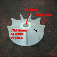 Y2 180-4 - As 48mm External Fan - Motor Dynamo Fan - Electro Motor Fan - Cooling Fan