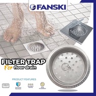 Trap Only CP-678 Stainless Steel Drain Filter Trap Floor Auto Trap Floor Grating Hair Strainer Drain