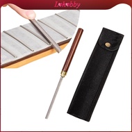 Lohobby Guitar Fret Crowning File Guitar Fret End Dressing File for Bass Guitars