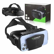 VR SHINECON VR Headset Compatible with iPhone & Android 3D Google VR Box Headset