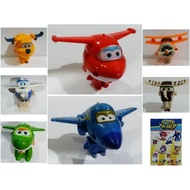 SUPER WING PAUL JETT DIZZY DINNIE MIRA GRAND ALBERT BELLO JEROME TRANSFORM TO PLANE(2 IN 1)FOR KIDS 