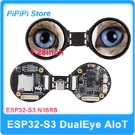 ESP32-S3 DualEye AI Board Dual 1.28inch Round IPS LCD 240x240 GC9A01A CST816 N16R8 Dual MIC Speaker 