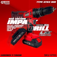 BOR CORDLESS BOSCH 10MM MESIN BOR BATERAI IMPACT DRILL FULLSET