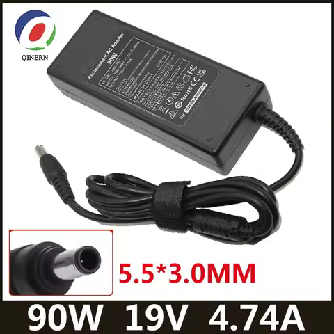 19V 4.74A 90W 5.5*3.0mm AC Laptop Charger Power Adapter For Samsung R428 R410 G15 GT6000 M30 P10 Ult