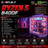 Full Set AMD Ryzen 5 8400F Gaming PC Desktop RTX5070 RTX5060 RTX5050 RTX3050 RX9060XT