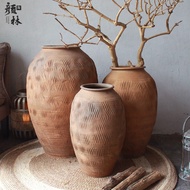 Ancient Pottery Vase Floor Clay Pottery Pot Ancient Vase Chinese Style Coarse Clay Pot Clay Pot Larg