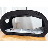 Lixada เต็นท์แบบพกพาสำหรับเตียงกางติดตั้งง่ายวัสดุโพลีเอสเตอร์และจัดเก็บของส่วนตัวเต็นท์กางแบบพับได้