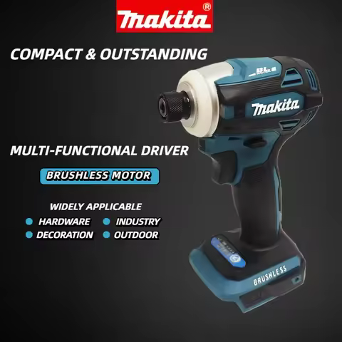 MAKITA DTD172Z Lithium battery brushless impact driver memory function 4 mode screwdriver