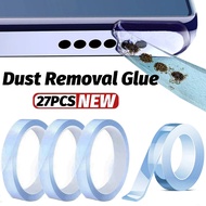 Universal Mobile Phone Speaker Transparent Dust Remover Glue Tool Portable Durable Smartphone Horn H