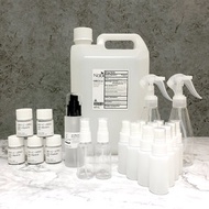 Nabi - 5L消毒套裝 [酒精 (75%) + 免沖洗搓手啫喱 + 甘油 + 錐形噴樽 + 噴霧分裝HDPE瓶 + 噴霧分裝PET瓶]