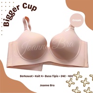 Elena Bra Robot Premium Cup C Soft Underwire E 29881 - 34C - 44C - Thin Foam Bra Large Cup 4 Hooks F