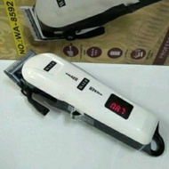 Mesin Rambut Wireless Rechargeable WAER.. Proffesional Digital LED