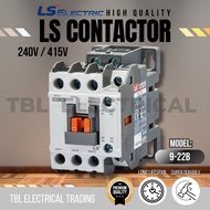 LS CONTACTOR 3P 240V 415V MC9B MC12B MC18B MC22B MC32A MC40A 240V 1A1B METASOL MAGNETIC CONTACTOR