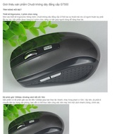 [HCM]Classy wireless mouse G7500 (black)