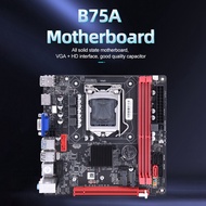 B75A Desktop Motherboard LGA1155 2XDDR3 Slots Up to 16G PCI-E16X SATA3.0 USB3.0 100M Ethernet B75A Motherboard Easy to Use