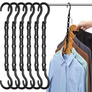 Magic Hook Plastic Hanger Connector Personal Circle Tidy-up Space-Saving American Rotating Windproof