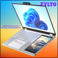 FYLTO New Arrivals 12th Generation Intel N95 Dual Screen Laptop Gaming Laptop 15.6inch 2K LCD+7inch IPS Touch Screen PC Portable DEHWR