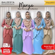 BAJU KURUNG SCALLOP | SEDONDON IBU ANAK| MARYA | OREN BATA | FREE GIFT | FREE SHIPPING