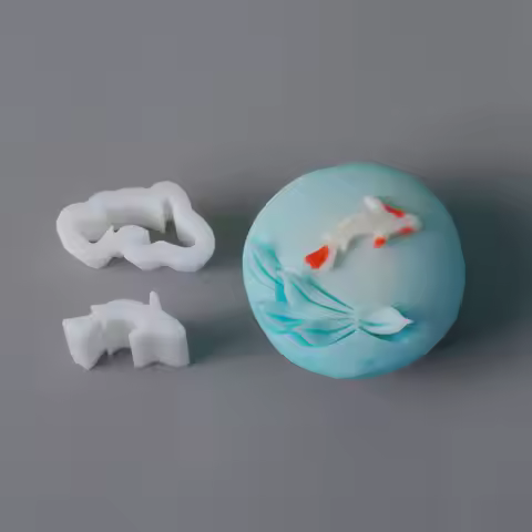 Tang Guozi Tea Guozi Koi Goldfish Press Die Cut Die Fruit Flow