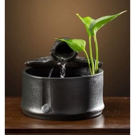Feng Shui Fountain (15.5cmx13cm) - Water table /Desktop Water Feature Zen Fountain Indoor for The Garden Indoor Ornament