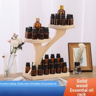 [Large Capacity Storage] Essential Oil Storage Box Storage Display Rack Solid Wood Essential Oil Box