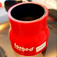 60mm to 76mm 60>76mm 2.36" 3" Forged Racing Silicone Red Reducer Hose