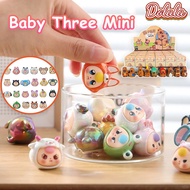 【Blissss】FunnyMoment Baby three Mini กล่องสุ่ม  ถั่วจิ๋วซีรีส์เพื่อนของเรา โมเดลของเล่น ของขวัญ นทาง