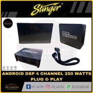 GT AUDIO DSP 4 CHANNEL DIGITAL AMPLIFIER 4X60 WATTS PLUG &amp; PLAY FOR ANDROID PLAYER CAR SOUND / SUBWOOFER POWER AMPLIFIER