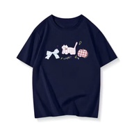 Women's t-shirt 3158 dry cotton, loose model t-shirt for men and women - APPLE image - THUBIO98