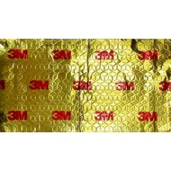 1Pc 3M SoundProof 31" x 18" Sound Proofing Insulation Heat Mat (White Gum)
