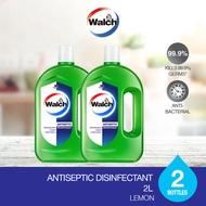 Walch® Antiseptic Disinfectant Liquid 2L x 2 Bottles – Lemon