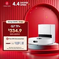 Roborock Q7 TF+/Q7 TF Robot Vacuum and Mop Cleaner | 10000 Pa Strong Suction | Self-Emptying | Perfe