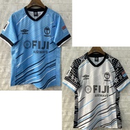 2025-26 FiJian 7S Rugby Jerseys Home Away Short Sleeve FIJI Rugby Shirt