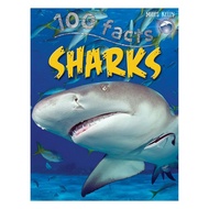 100 Facts Sharks (Miles Kelly) brand new softcover, with SLIGHT FOLDS on book cover