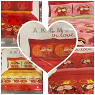 limited edition akemi bedsheet set wedding - king size