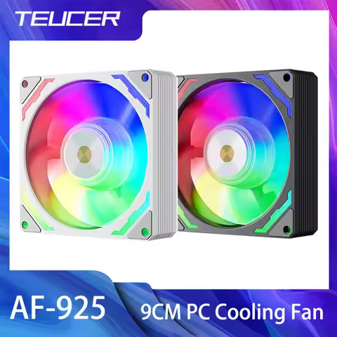 TEUCER AF-925 ARGB PC Fan PC Radiator Cooling Fan 92mm ITX Computer Case Fans 9cm Chassis Fan 800-22
