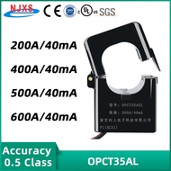 【Xalu】 NJXSE Split Core Current Transformer OPCT35AL Clamp CT AC 100A 200A 300A 400A 500A 600A / 40m