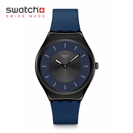 Swatch Skin Irony DUET AT DUSK SYXB108 Blue Silicone Strap Watch