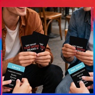 （NEW） Say What That Word Mean, Adult Word Description Tabletop Game Cards Guessing Game Card For Fun
