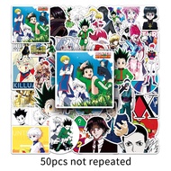 50PCS Japanese Anime HUNTER Sticker Waterproof Removable Vinyl Waterproof Sticker