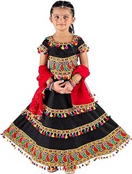 Kids Ethnic Cotton Blend Radha Dress / Lehenga Choli / Chania Choli Set For Girls Y0023
