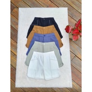 TT257 -TALENT  M'SIA Ready Stock Women Short Pant Casual Pant Back Elastic TALENT 休闲短裤