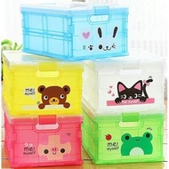 Storage Box Container Cartoon Foldable Cartoon Foldable Multifunctional Storage Box Organizer on