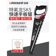 Green Forest Hand Saw, Small Handheld Saw for Home Use, Tree Cutting Tool, Hand Saw for Woodworking,