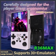 4-inch large screen R36s MAX handheld game console 4K high-definition two player battle retro arcade