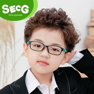 Children SECG Eyeglasses Silicones Soft Tr90 Children Prescription Glasses Optical Spectacle Frame