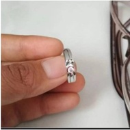 Silver ring single ring Custom ring