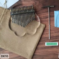 DK10 - Đàn Kalimba Pha Lê Acrylic trong suốt 17 Phím cao cấp Măng Cụt Tặng kèm búa chỉnh âm và giấy 