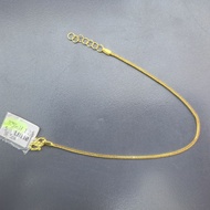 Emas 375 rantai tangan belut