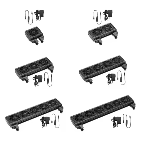 Aquarium Chiller Variable Speed Chiller Aquarium Fish Tank Cooling Fan System Fish Tank Fan for Axol